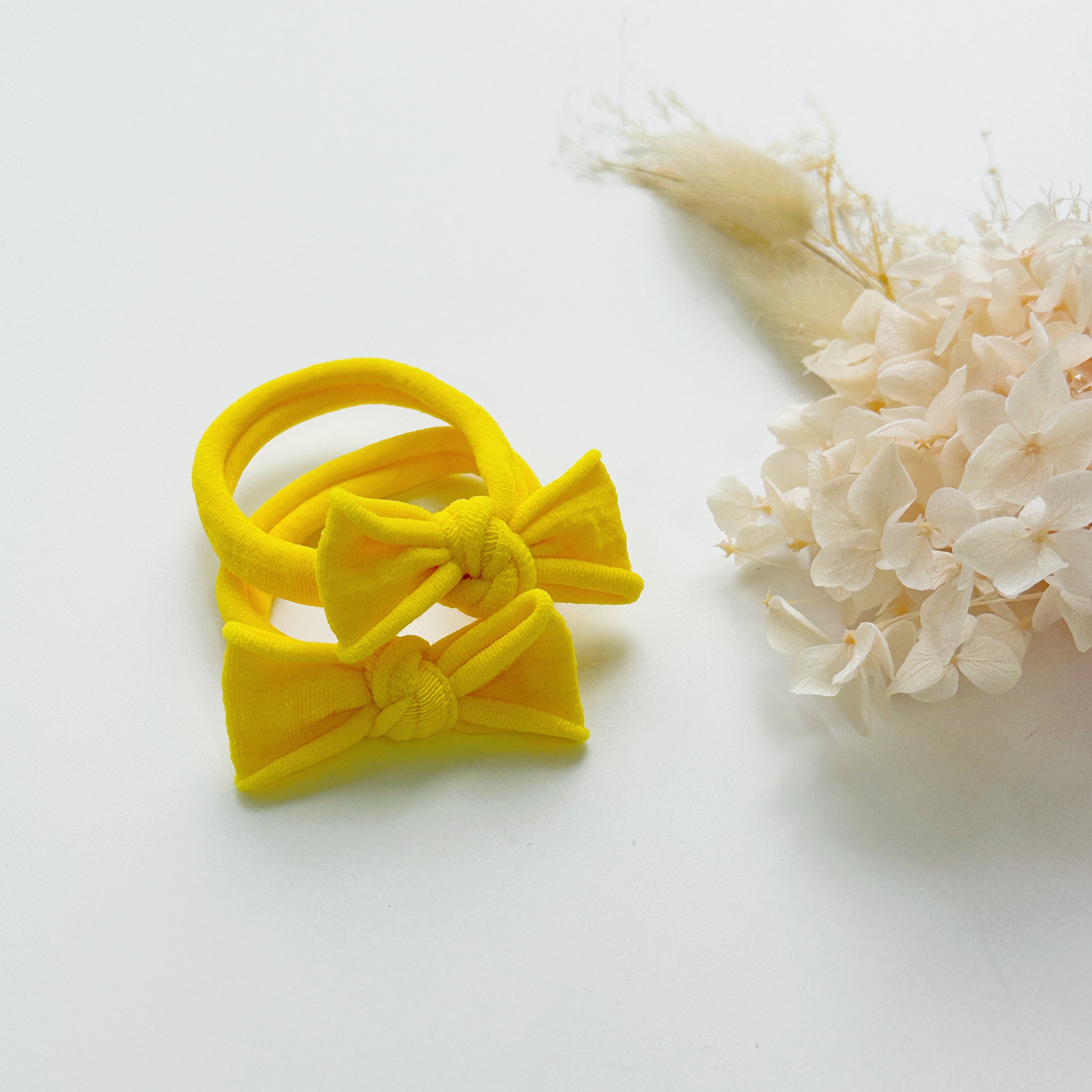 Women's Accessories: Handmade Simple Bows - School colours - Navy - 1 pairs