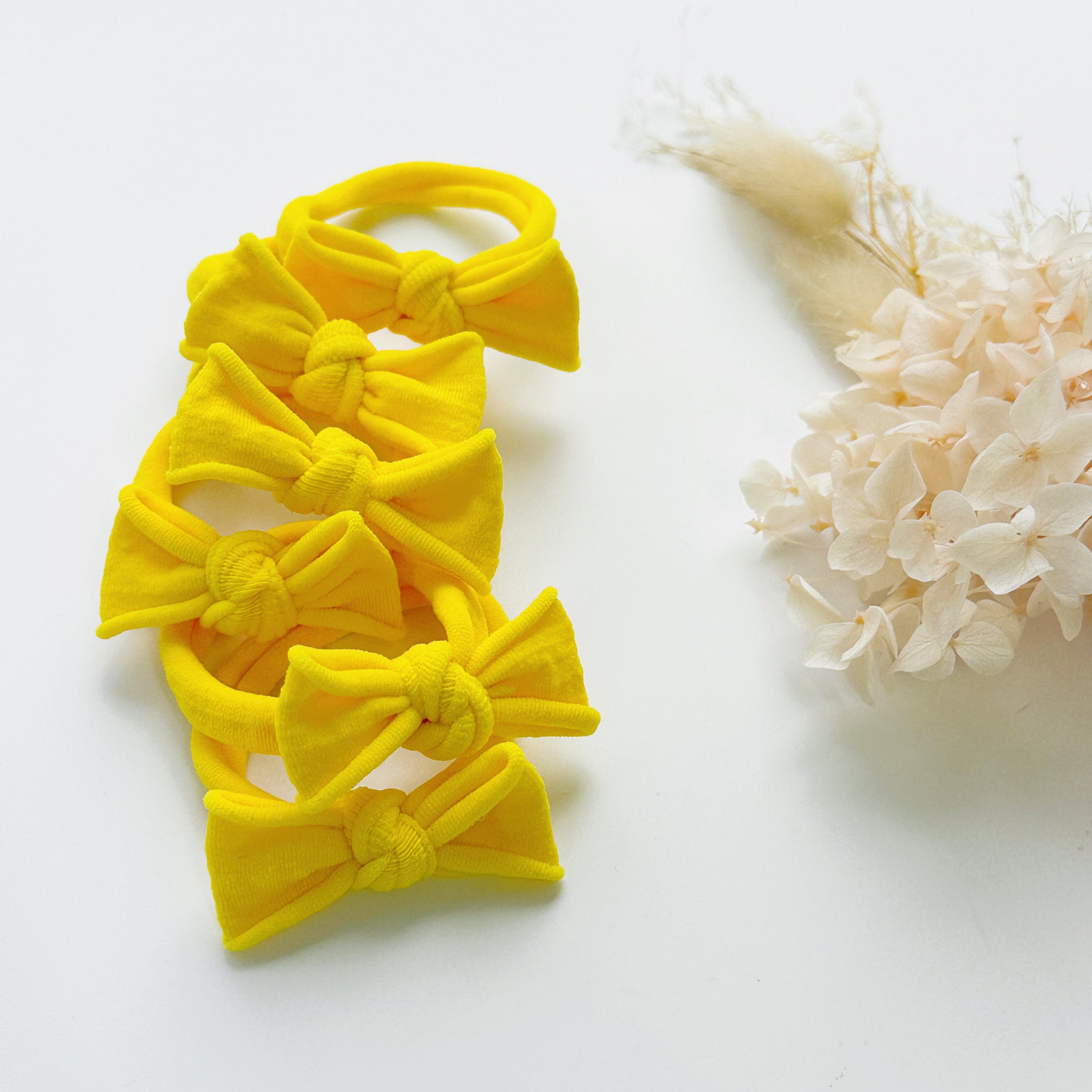 Women's Accessories: Handmade Simple Bows - School colours - Navy - 1 pairs