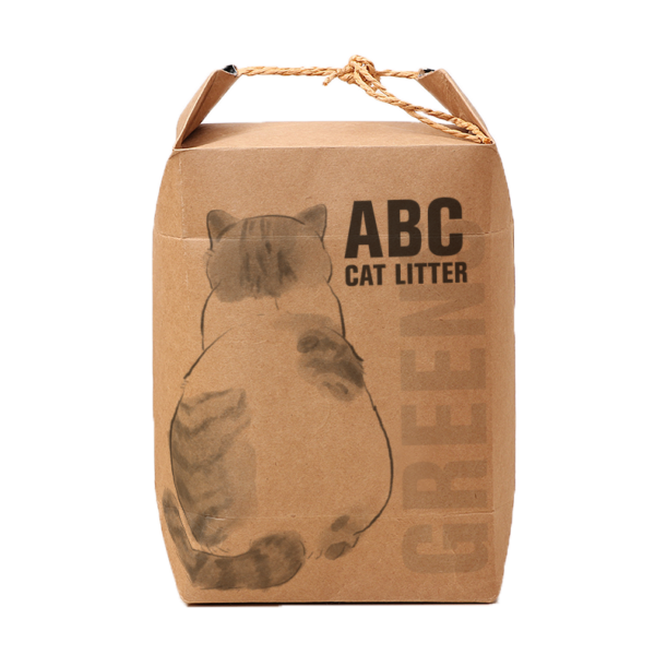 Cat Litter: ABC Vegan Cat Litter Greens Scent 4KG x 6 Bags