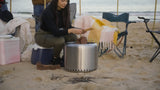 BBQ Tools: Ecoflame - The Smokeless Fire Pit & Cooking Grill