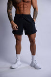 Men's Shorts: HARD HITTERS MEN'S PRO-TECH PERFORMANCE SHORTS BLACK MEDIUM