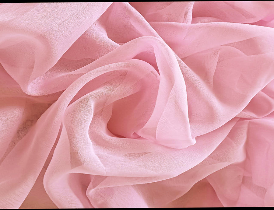 Curtains & Drapes: 2 Sheer Voile Curtains 544cm wide 230cm drop+30 Hooks Pinch Pleat  New Pink