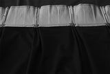 Curtains & Drapes: Large Thick Velvet Blockout Curtains 300x 270cm PINCH PLEAT 1 panel+Hooks Black
