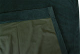 Curtains & Drapes: Large Thick Faux Mink Velvet Curtains 270x 230cm+15 Hooks Pinch Pleat, Green,New