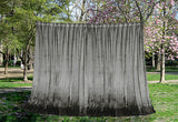 Curtains & Drapes: Large Thick Velvet Curtains Warp Knitted Velvet 540x270cm+Hooks Pinch Pleat Grey