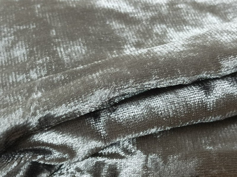 Curtains & Drapes: Large Thick Velvet Curtains Warp Knitted Velvet 540x270cm+Hooks Pinch Pleat Grey