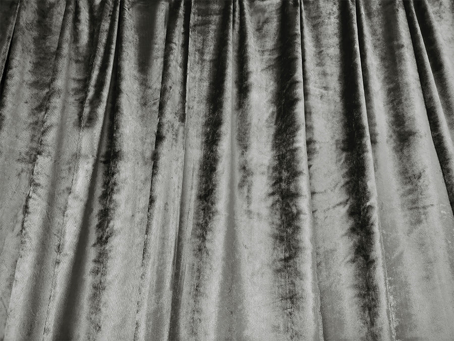 Curtains & Drapes: Large Thick Velvet Curtains Warp Knitted Velvet 540x270cm+Hooks Pinch Pleat Grey
