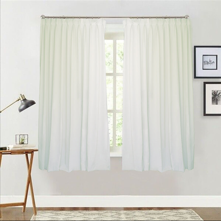 Curtains & Drapes: Milk White Curtain 130x160cm PINCH PLEAT High Level Fabric 1 Panel for wall