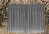 Curtains & Drapes: Large Thick Velvet Blockout Curtains 550x 230cm PINCH PLEAT 2 panel+Hooks Grey