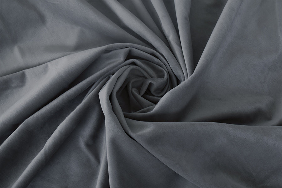 Curtains & Drapes: Large Thick Velvet Blockout Curtains 550x 230cm PINCH PLEAT 2 panel+Hooks Grey