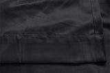 Curtains & Drapes: Blockout Curtains 2pcs 137x160cm PINCH PLEAT Blackout High Level Fabric Black