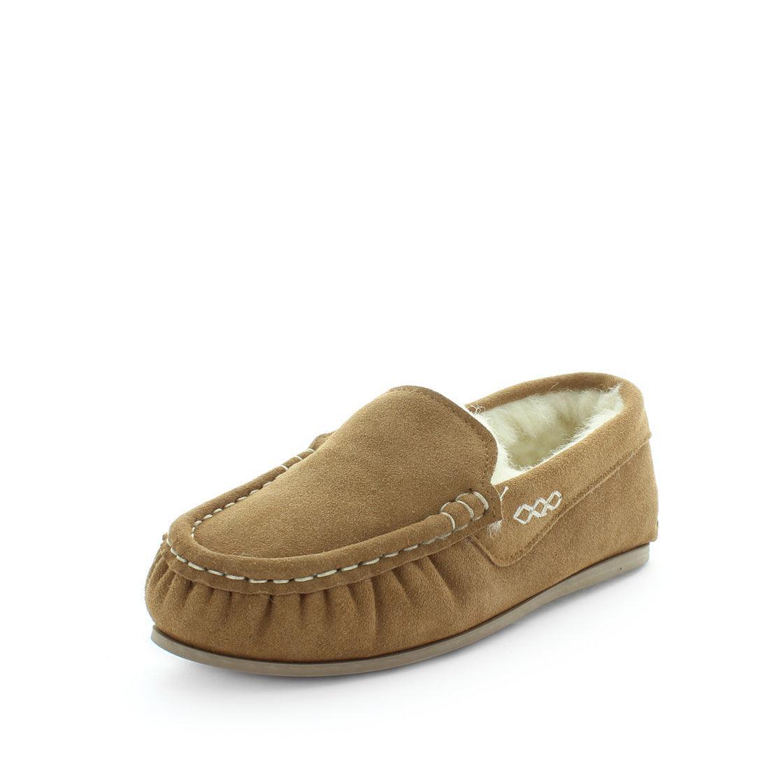 Girl's Shirts & T-shirts: JUST BEE Women's CRISPY Slippers Chestnut 8US