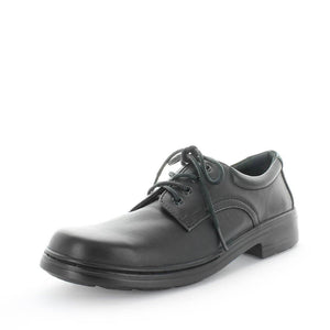 WILDE SCHOOL Girl's JESMY School Black Smooth Shoe 7US