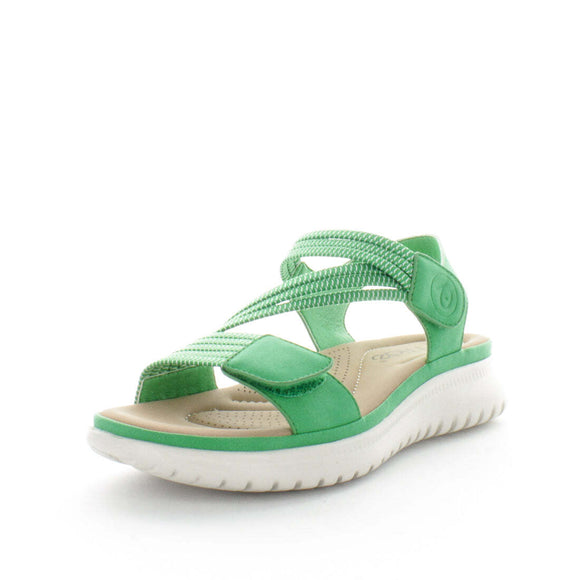 WILDE Women's SANNAH Sandals Green Shoe 38EU