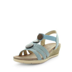 WILDE Women's SAURA Sandals Blue Shoe 38EU