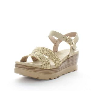 WILDE Women's SETINA Sandals Beige Shoe 39EU