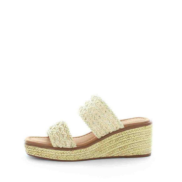 WILDE Women's SILMA Wedges Gold Shoe 37EU