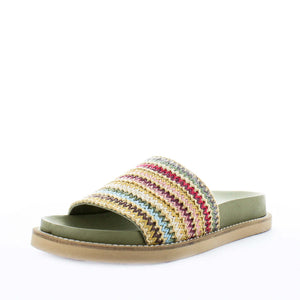 ZOLA Women's HAVAS Sandals Green Multi Shoe 39EU