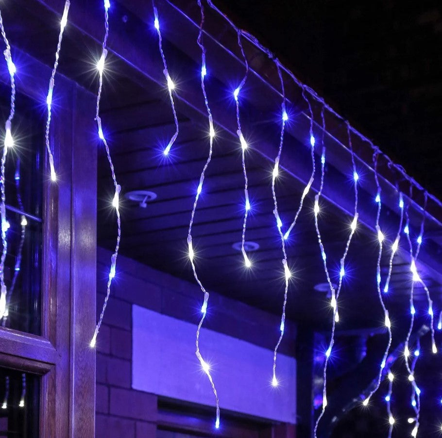 500 LED Icicle Lights â€“ available in 4 Colors - Multicolor