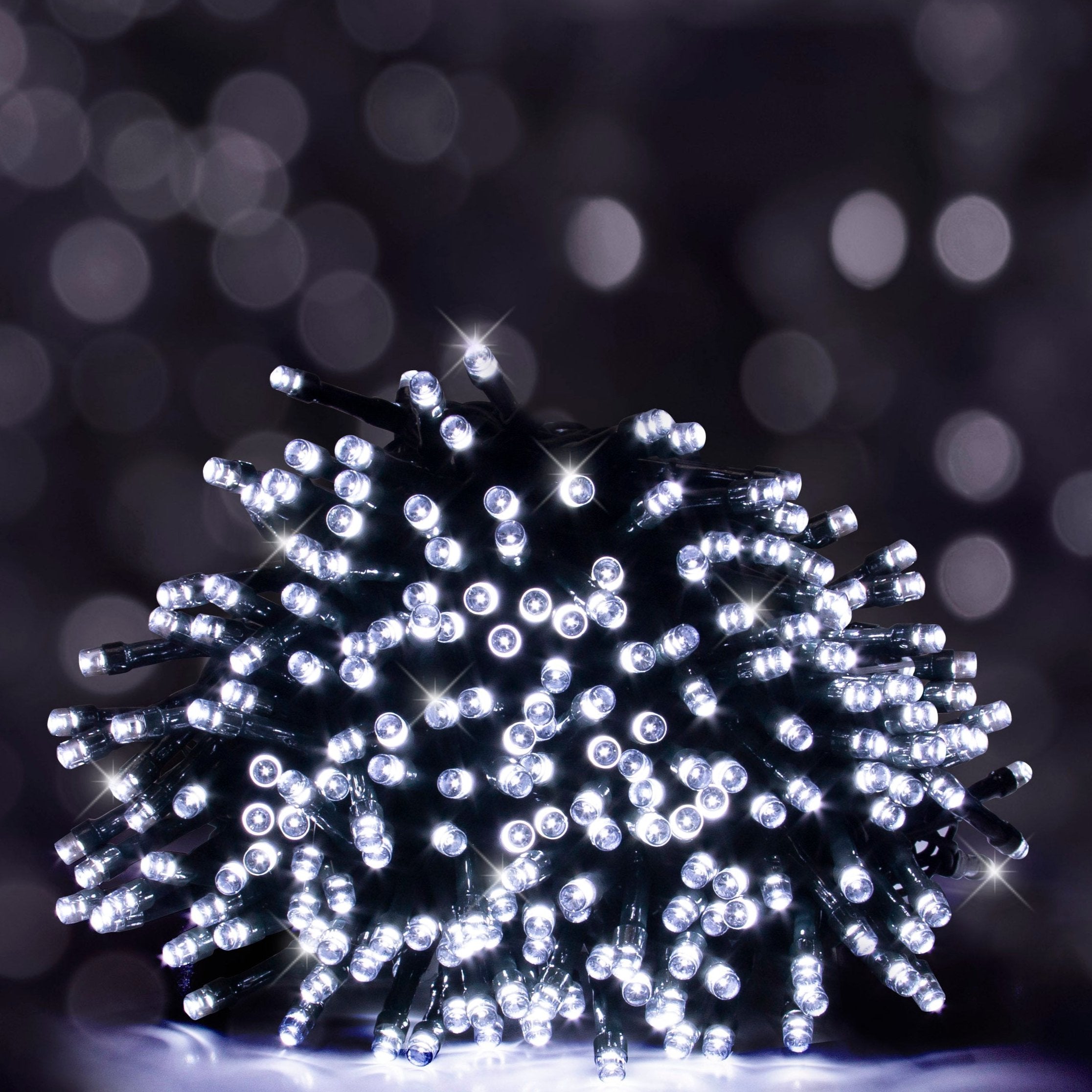 Outdoor Decorations & Lights: 120 LED Flashing Lights available in 3 Colors - Cool White
