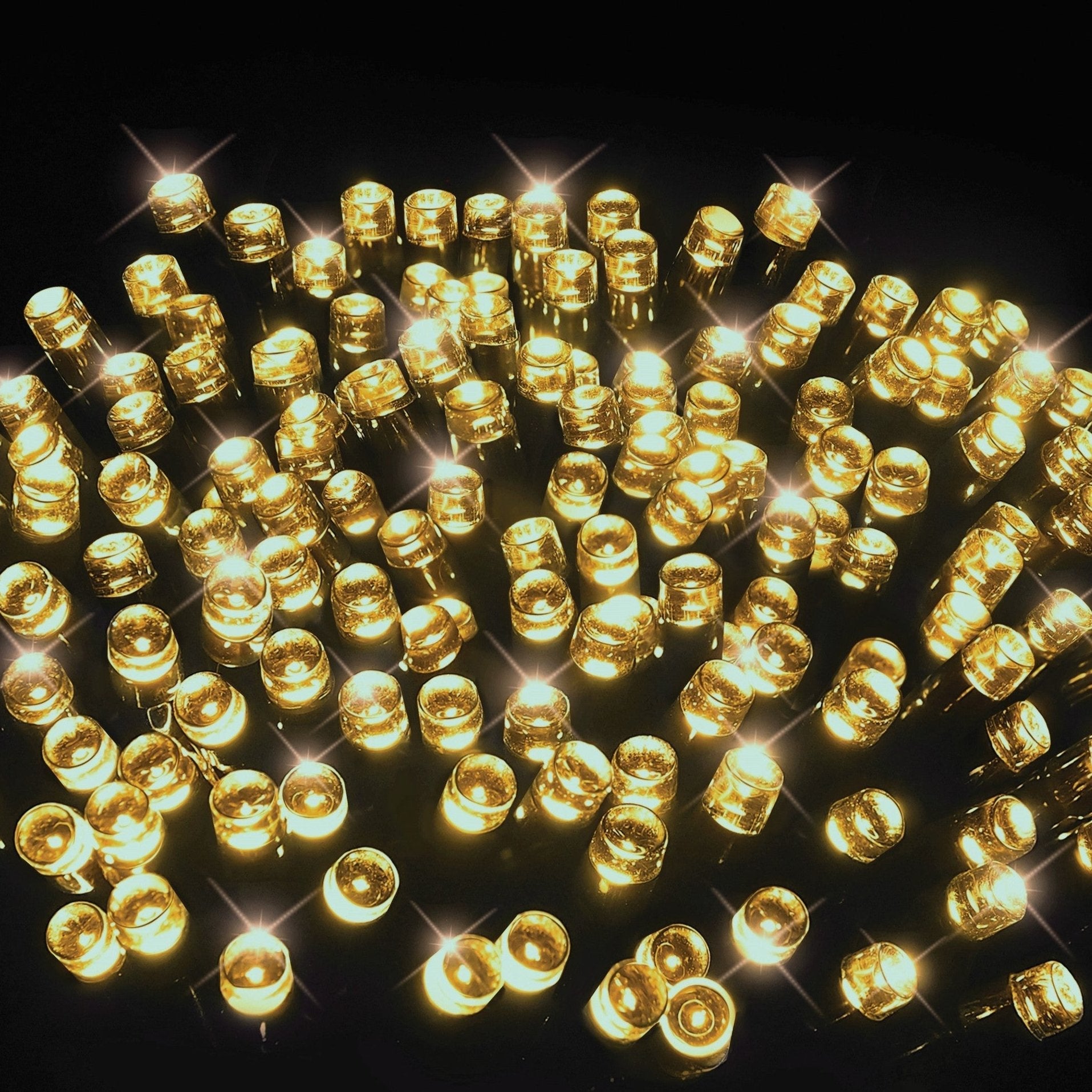 Outdoor Decorations & Lights: 120 LED Flashing Lights available in 3 Colors - Cool White