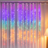 Outdoor Decorations & Lights: LED Curtain Lights Rainbow Color available in 2 sizes - 1.8 meter