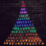 Outdoor Decorations & Lights: LED Christmas Tree Rainbow Wall Net Lights