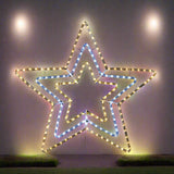 Outdoor Decorations & Lights: LED Ropelight 3-in-1 Star Flash Warm-Cool-Warm - Multicolor