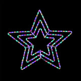 Outdoor Decorations & Lights: LED Ropelight 3-in-1 Star Flash Warm-Cool-Warm - Multicolor