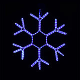 Outdoor Decorations & Lights: LED Ropelight Snowflake Twinkle Cool White