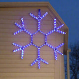 Outdoor Decorations & Lights: LED Ropelight Snowflake Twinkle Cool White