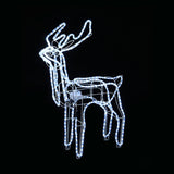 Outdoor Decorations & Lights: LED Ropelight Standing Reindeer Small Moving Cool White available in 2 types - Standing