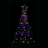 Outdoor Decorations & Lights: LED Garden Star Cascade 3.5m Multi-Color Lights
