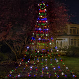 Outdoor Decorations & Lights: LED Garden Star Cascade 3.5m Multi-Color Lights