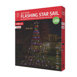 Outdoor Decorations & Lights: LED Garden Star Cascade 3.5m Multi-Color Lights