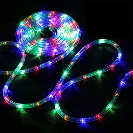 Outdoor Decorations & Lights: LED Ropelight 9m Flash Connectable available in 5 Colors - Warm White