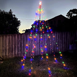 Outdoor Decorations & Lights: Fairy Teepee Tree Star Topper 3m Multi-Color
