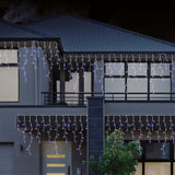 Outdoor Decorations & Lights: 480 LEDs Snowing Icicle Lights  available in 4 Colors - Cool White