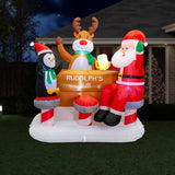 Outdoor Decorations & Lights: Airpower Rudolphs Pub 150cm