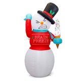 Outdoor Decorations & Lights: Airpower Shaking Freeze Snowman 180cm