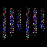 Outdoor Decorations & Lights: Solar 480 LED Cluster Chain Lights available in 2 Colors - Multicolor