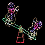 Outdoor Decorations & Lights: LED Gingerbread Man Seesaw Ropelight