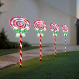 Outdoor Decorations & Lights: LED Candy Lollipop Path Lights 4pk