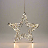 Outdoor Decorations & Lights: LED Starry Gold 3D Star  50cm