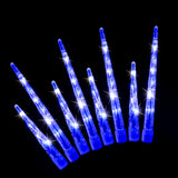 Outdoor Decorations & Lights: LED Icicle Tube Lights 24-Pack Available in 2 Colors - White