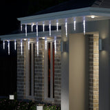 Outdoor Decorations & Lights: LED Icicle Tube Lights 24-Pack Available in 2 Colors - White