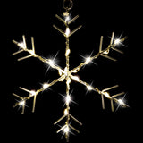 Outdoor Decorations & Lights: LED Snowflakes Curtain Lights avialable in 2 Colors - Cool White
