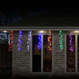 Outdoor Decorations & Lights: LED Rainbow Cluster Strand Lights Digital