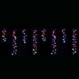 Outdoor Decorations & Lights: LED Dancing Cluster Icicles 9m Available in 2 Options - Multicolor (6 Colors)