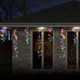 Outdoor Decorations & Lights: LED Dancing Cluster Icicles 9m Available in 2 Options - Multicolor (6 Colors)